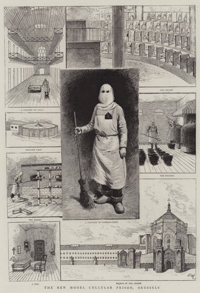 La nouvelle prison cellulaire modèle, Bruxelles - Adrien Emmanuel Marie